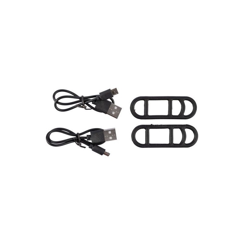 Set composé de lampes à vélo Elisabeth