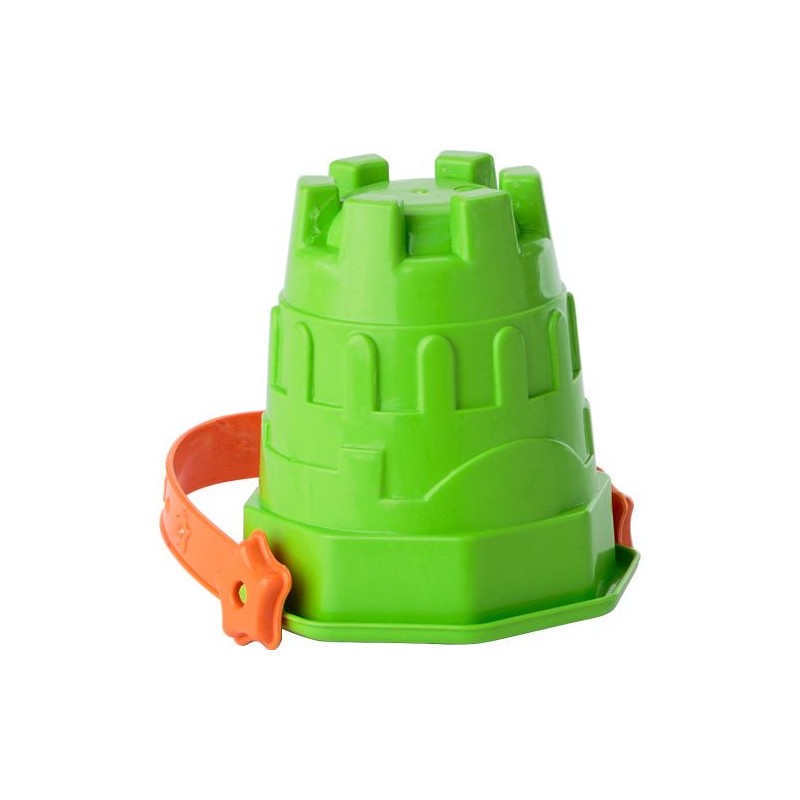 Seau de plage personnalisé en PP - Matheo Matières : nylon Couleurs : multicolore marquage laser ultra précis