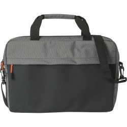 Sacoche personnalisée en polyester 500D pour ordinateur - Seren Matières : métal Couleurs : gris