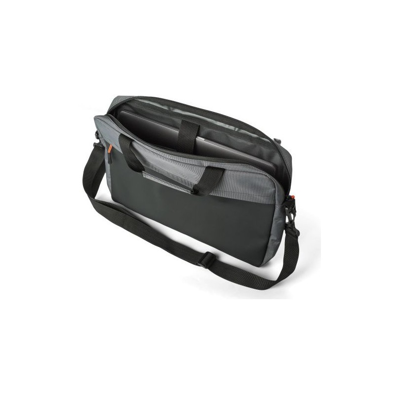 Sacoche personnalisée en polyester 500D pour ordinateur - Seren Matières : métal Couleurs : gris impression haute définition