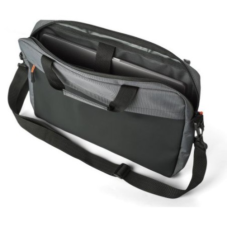 Sacoche personnalisée en polyester 500D pour ordinateur - Seren Matières : métal Couleurs : gris impression haute définition