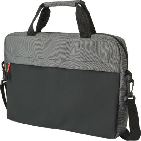 Sacoche personnalisée en polyester 500D pour ordinateur - Seren Matières : métal Couleurs : gris marquage laser ultra précis