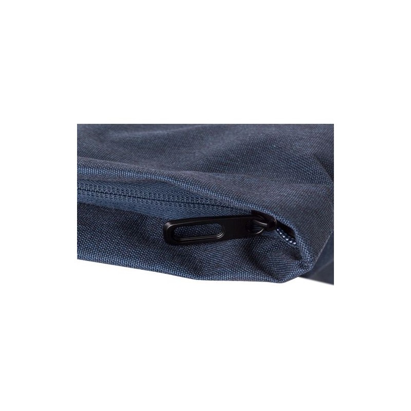 Sac à dos roll-top porte-ordinateur en polyester 600D - Oberon Matières : polyester Couleurs : noir goodies personnalisé en stoc