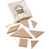 Puzzle tangram en bois naturel  - Ulrike Matières : bois Couleurs : brun cadeau entreprise pas cher