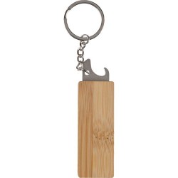 Porte-clés publicitaires en bambou - Klaus