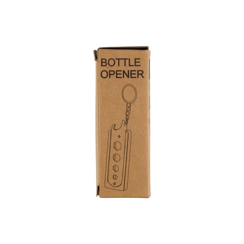 Porte-clés en bambou Klaus : Élégance et Praticité