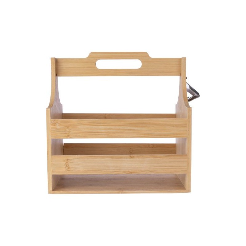 Porte-bouteille en bambou Hans - Élégance et praticité