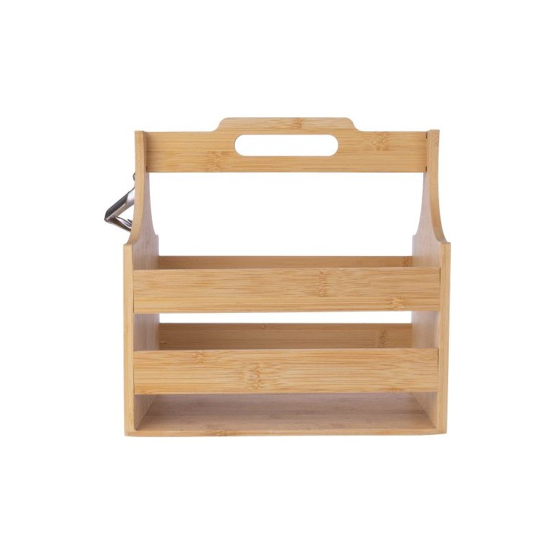 Porte-bouteille en bambou Hans - Élégance et praticité