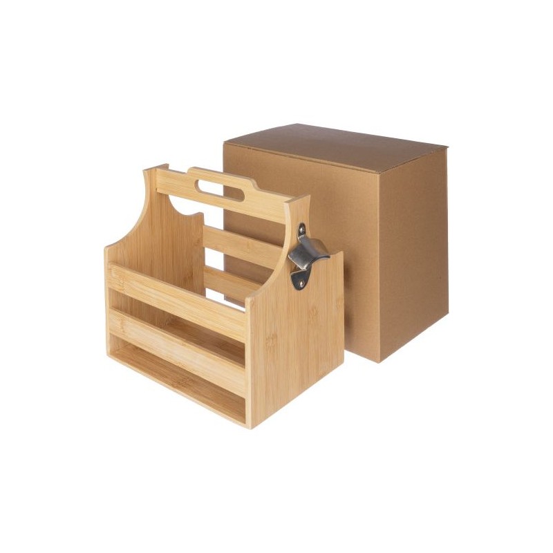 Porte-bouteille en bambou Hans - Élégance et praticité