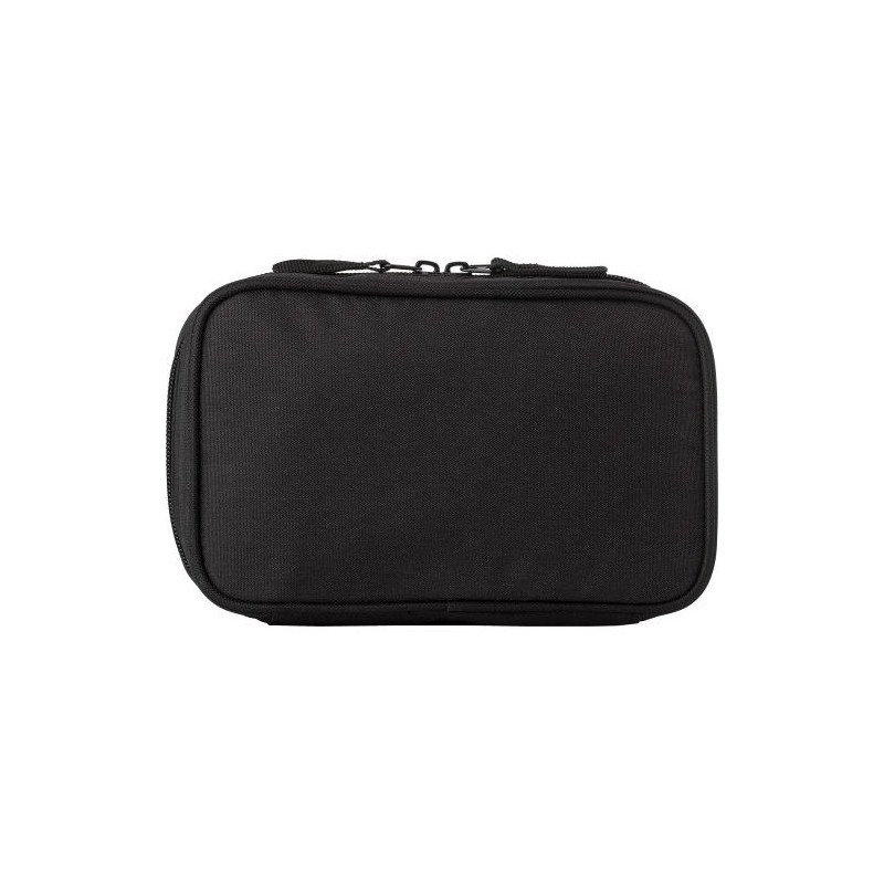 Pochette de voyage  en rPET 600D personnalisée - Calix Matières : polyester Couleurs : noir personnalisable avec votre logo