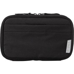 Pochette de voyage  en rPET 600D personnalisée - Calix Matières : polyester Couleurs : noir cadeau entreprise pas cher