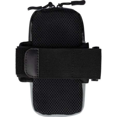 Pochette brassard personnalisée en PU et polyester - Christel Matières : polyester Couleurs : noir goodies publicitaire durable