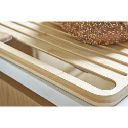 Planche Éco-responsable à Pain en Bambou - Personnalisée et Pratique par Werner Matières : bambou Couleurs : brun goodies public