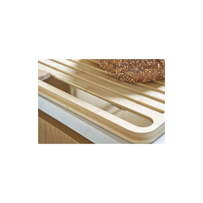 Planche Éco-responsable à Pain en Bambou - Personnalisée et Pratique par Werner Matières : bambou Couleurs : brun goodies public