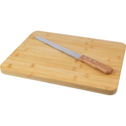 Planche Éco-responsable à Pain en Bambou - Personnalisée et Pratique par Werner Matières : bambou Couleurs : brun objet promotio