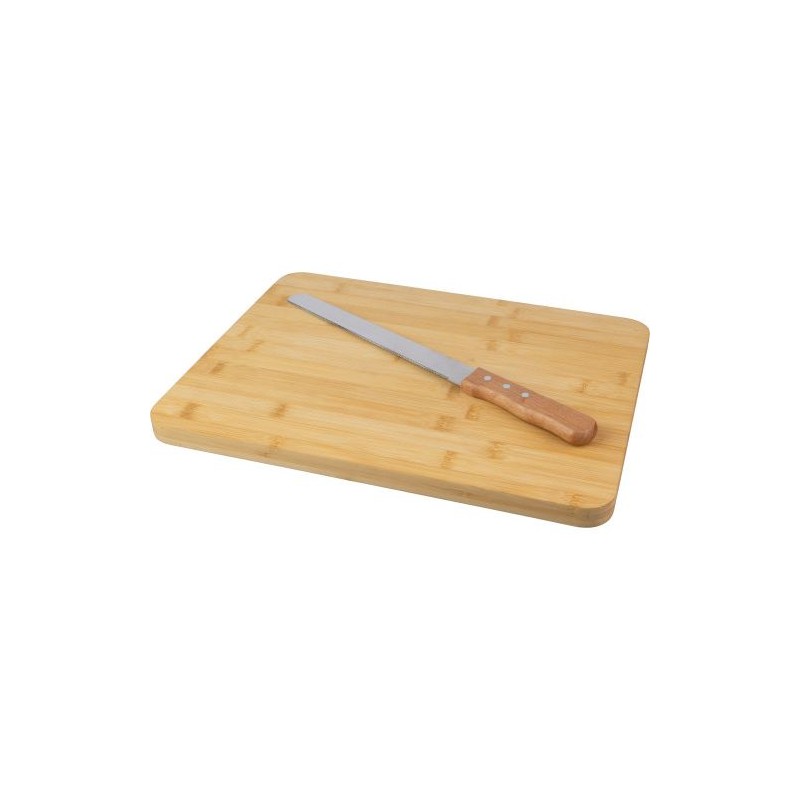 Planche Éco-responsable à Pain en Bambou - Personnalisée et Pratique par Werner Matières : bambou Couleurs : brun objet promotio