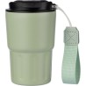 Mug isotherme personnalisé en inox - Louisa Matières : bois Couleurs : gris goodies publicitaire événementiel