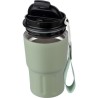 Mug isotherme personnalisé en inox - Louisa Matières : bois Couleurs : gris impression haute définition