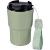 Mug isotherme personnalisé en inox - Louisa Matières : bois Couleurs : bleu clair goodies entreprise design