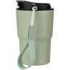 Mug isotherme personnalisé en inox - Louisa Matières : bois Couleurs : beige objet publicitaire robuste