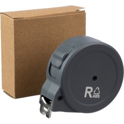 Mètre ruban  en ABS recyclé de 3 mètres - Ute Matières : métal Couleurs : gris marquage laser ultra précis