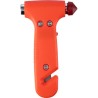 Marteau brise-vitre  en ABS personnalisé - Erika Matières : acier inoxydable Couleurs : orange personnalisable avec votre logo