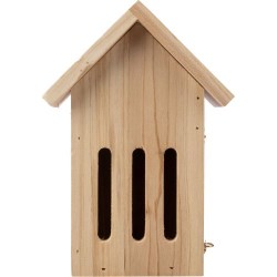 Hôtel Éco-responsable en Bois de Pin Personnalisé pour Papillons - Anita Matières : bois Couleurs : brun