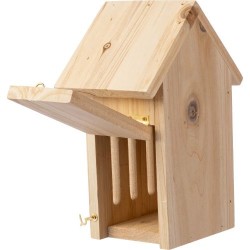 Hôtel Éco-responsable en Bois de Pin Personnalisé pour Papillons - Anita Matières : bois Couleurs : brun impression haute défini