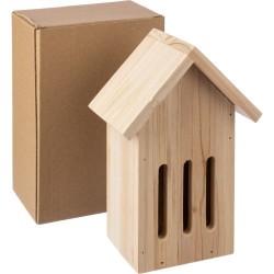 Hôtel Éco-responsable en Bois de Pin Personnalisé pour Papillons - Anita Matières : bois Couleurs : brun marquage laser ultra pr