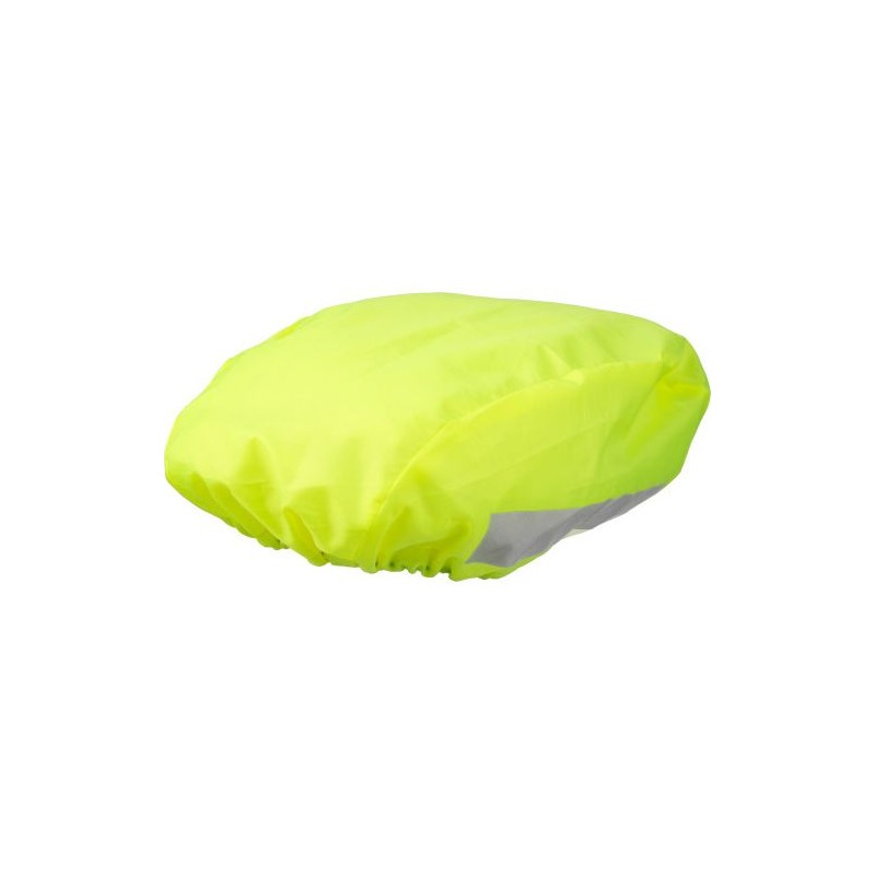 Couvre-casque réfléchissant en polyester personnalisé pour vélo - Horst Matières : polyester Couleurs : jaune personnalisable av