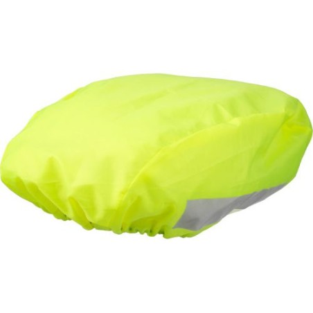 Couvre-casque réfléchissant en polyester personnalisé pour vélo - Horst Matières : polyester Couleurs : jaune personnalisable av