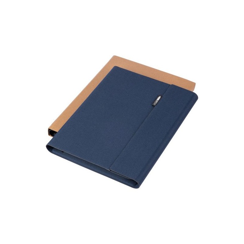 Conférencier Éco-responsable A5 en rPET - Tamara, Cadeau Personnalisé pas cher Matières : polyester Couleurs : noir objet promo 