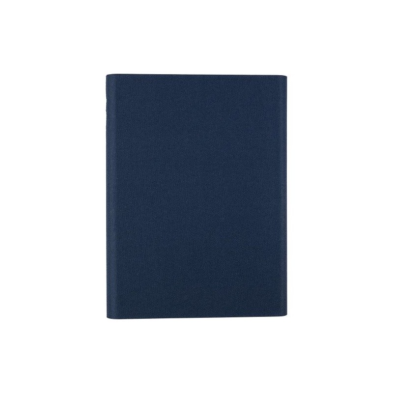Conférencier Éco-responsable A5 en rPET - Tamara, Cadeau Personnalisé pas cher Matières : polyester Couleurs : bleu cadeau colla