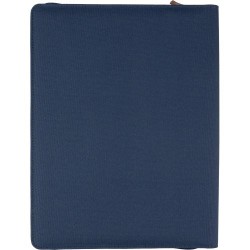 Conférencier zippé A4 en rPET  Jasmin Matières : nylon Couleurs : noir marquage laser ultra précis