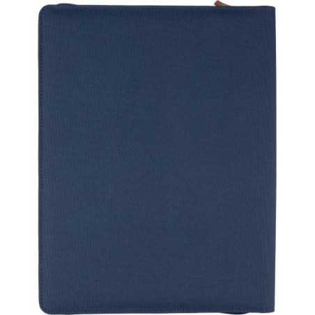 Conférencier zippé A4 en rPET  Jasmin Matières : nylon Couleurs : noir marquage laser ultra précis