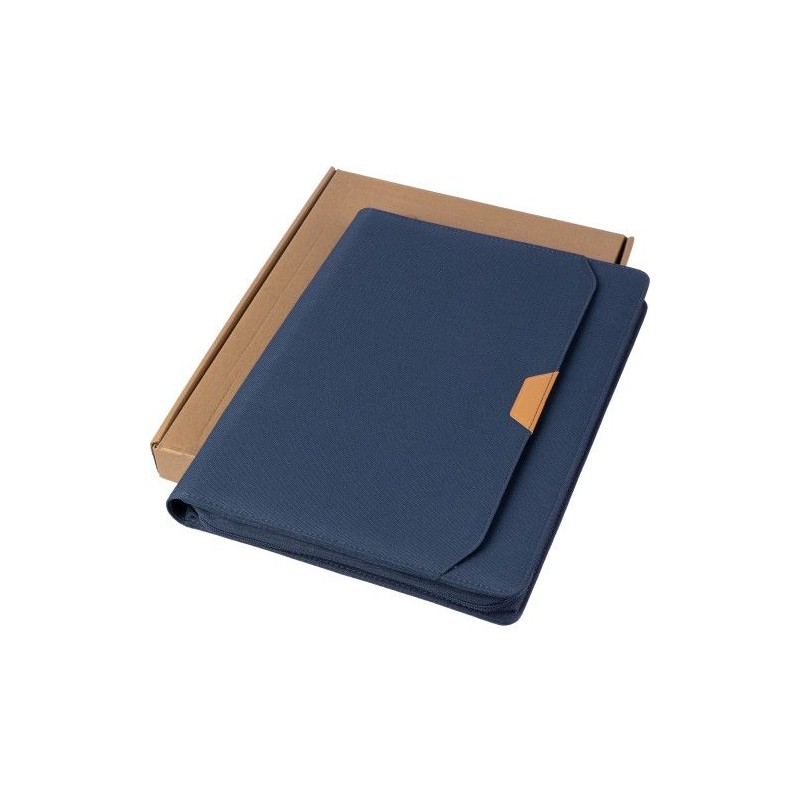 Conférencier A4 zippé en rPET Jasmin - Écologique et Pratique