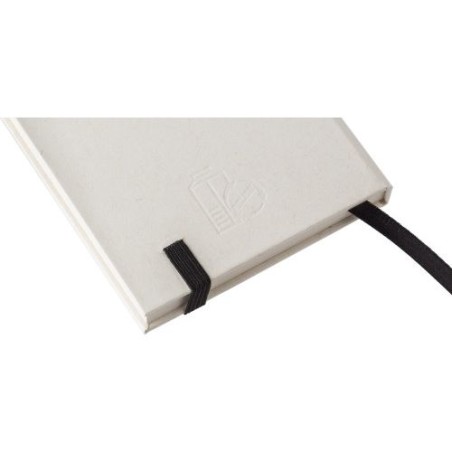 Carnet Éco-responsable A6 en Carton Recyclé - Bohdi Personnalisé Pas Cher Matières : caoutchouc Couleurs : blanc impression haut