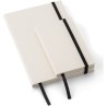 Carnet A5  en carton recyclé personnalisé Hudson Matières : caoutchouc Couleurs : blanc livraison express 24h 48h