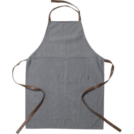 Tablier Éco-responsable en rPET Fonctionnel Baylor Matières : coton Couleurs : gris personnalisable avec votre logo