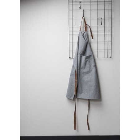 Tablier Éco-responsable en rPET Fonctionnel Baylor Matières : coton Couleurs : gris cadeau entreprise pas cher