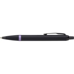 Stylo bille personnalisé luxe Parker IM Vibrant Rings Matières : métal Couleurs : bleu cadeau affaires élégant
