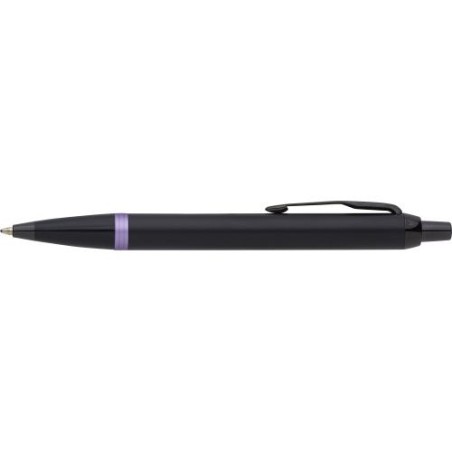 Stylo bille personnalisé luxe Parker IM Vibrant Rings Matières : métal Couleurs : bleu cadeau affaires élégant
