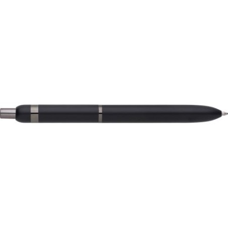 Stylo bille personnalisé en aluminium pour cadeau d'entreprise Alistair Matières : aluminium Couleurs : noir cadeau entreprise p
