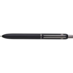 Stylo bille personnalisé en aluminium pour cadeau d'entreprise Alistair Matières : aluminium Couleurs : noir goodies publicitair