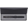 Stylo bille personnalisé en aluminium pour cadeau d'entreprise Alistair Matières : aluminium Couleurs : noir marquage laser ultr