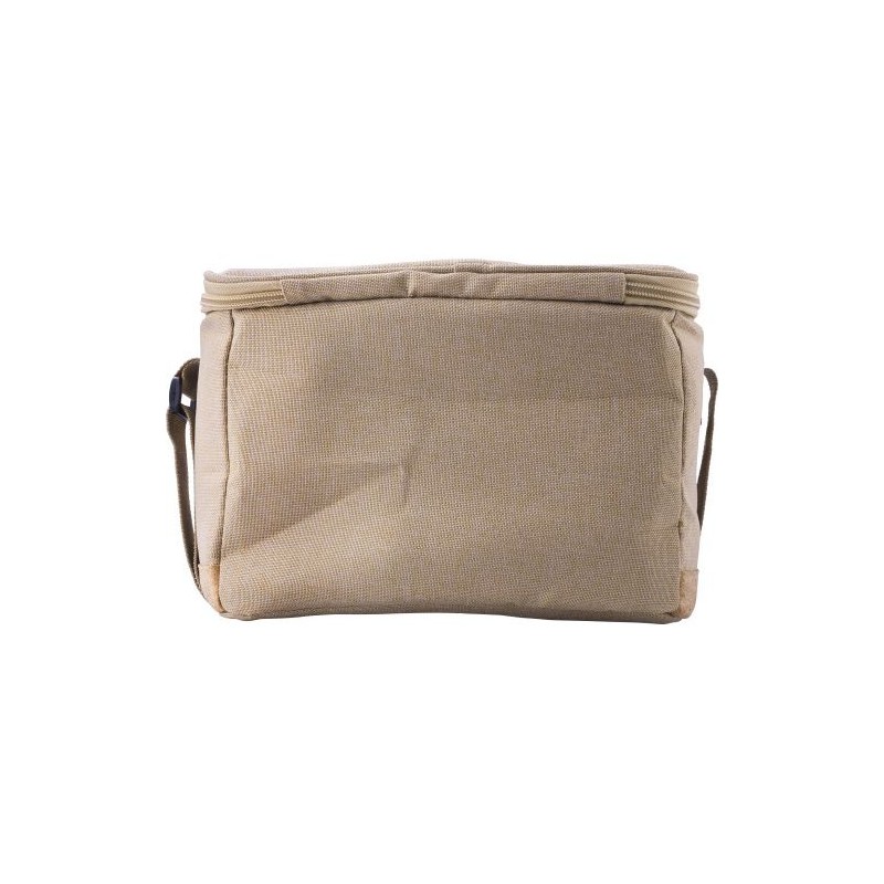 Sac isotherme  en polyester rPET - Sage Matières : liège Couleurs : kaki personnalisable avec votre logo