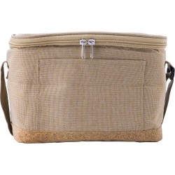 Sac isotherme  en polyester rPET - Sage Matières : liège Couleurs : kaki cadeau entreprise pas cher