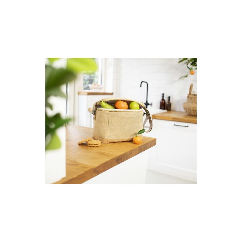 Sac Isotherme en Polyester rPET Sage - Écologique et Pratique Personnalisé