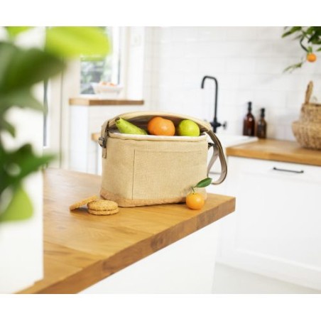 Sac Isotherme en Polyester rPET Sage - Écologique et Pratique Personnalisé