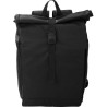 Sac à dos roll-top  en polyester rPET - Evie Matières : polyester Couleurs : noir
